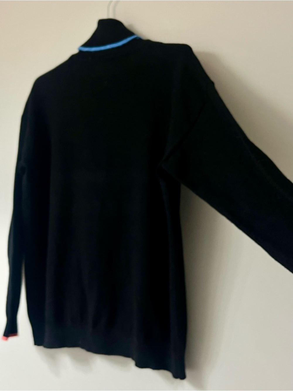 Leo & Ugo Paris Hand-Drawn Floral Knit Turtleneck Sweater - Size 2 (US 8 / M) - Picture 14 of 15